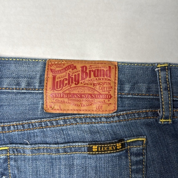 Lucky Brand Womens Jean shorts Sz 8 Blue Riley  Denim Indigo - Picture 5 of 10